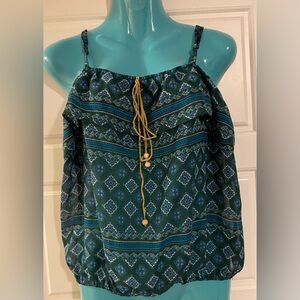Blue Crush sheer large blouse